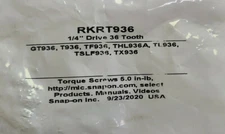 New Snap-On 1/4" Drive 36 Tooth Ratchet Repair Kit Part T936 TL936 TF936 RKRT936