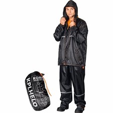 Regenanzug Regenhose Regenjacke Regenkombi Schwarz Gr. M - XXXL NEU TOP