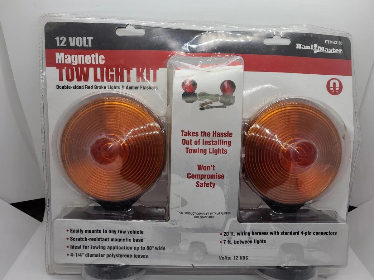 Haul master 12 volt sale magnetic tow light kit