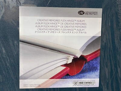 Creative Memories Flex Hinge Scrapbook Album BLUE ISO 18902 NEW