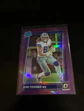 Simi Fehoko 2021 Donruss Optic Purple Prizm Preview RC Cowboys P-292 PWE