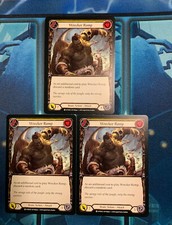 3 Card Yellow Playset Wrecker Romp Welcome to Rathe Flesh and Blood FAB TCG