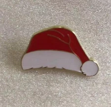SANTA CHRISTMAS HOODIE BEANIE Motorcycle Hat Cap lapel Pin