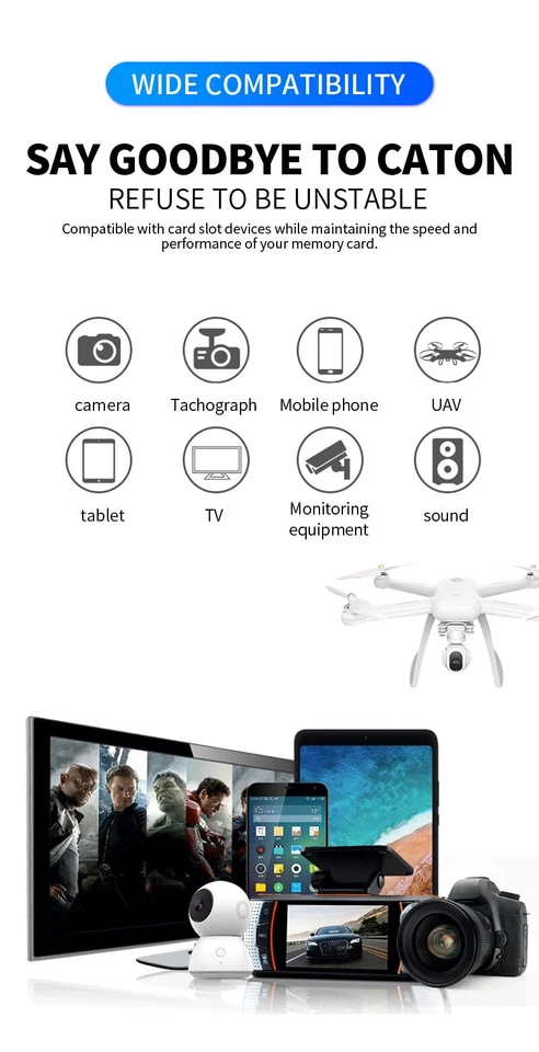 Лот 1-10PAck 16GB 32GB 64GB 128GB 256GB Ultra Micro SD класса 10 TF карта памяти - Изображение 4 из 4