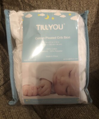 Till You Pleated Crib Skirt