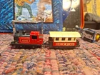 Vintage Lesney Matchbox SuperFast Steam Locomotive And #44 Passenger Coach
