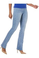 DG2 by Diane Gilman Compact Comfort Denim Bootcut Jean Chambray