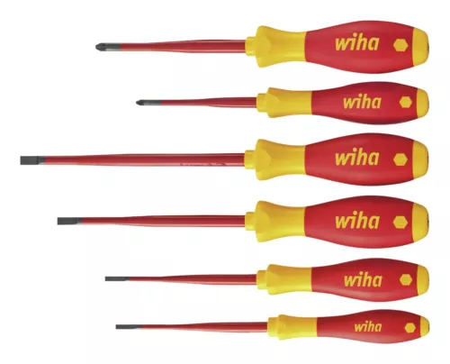 Wiha Schraubendreher-Satz VDE slim Schlitz PZ 6-teilig - 36455