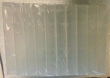 VHS Video Tape Storage Cases- Clear Plastic- Alpha Video- New - Lot of 10