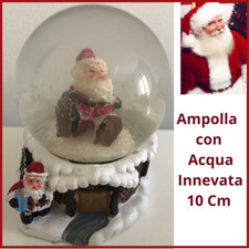 Ampolla vetro di babbo natale vintage addobbi natalizi decorazioni casa regali