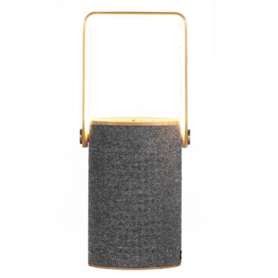 Portable BlueTooth Surround Sound Speaker Table Night LED Lamp Desk Nightlight 