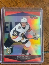 2020-21 Upper Deck Extended Ultimate Victory RED #UV-22 Peyton Krebs #'d 083/350