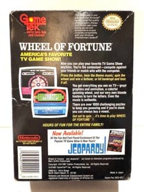 Wheel of Fortune NES Original Game (Nintendo Entertainment System, 1988)