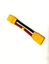 Male XT90 to Female XT90 12, 10 Gauge Length 3",6",12",18",24"