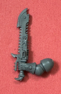 KILL TEAM NIGHTMARE - Chaos Marine Night Lords Upgrade - CHAINSWORD  40K