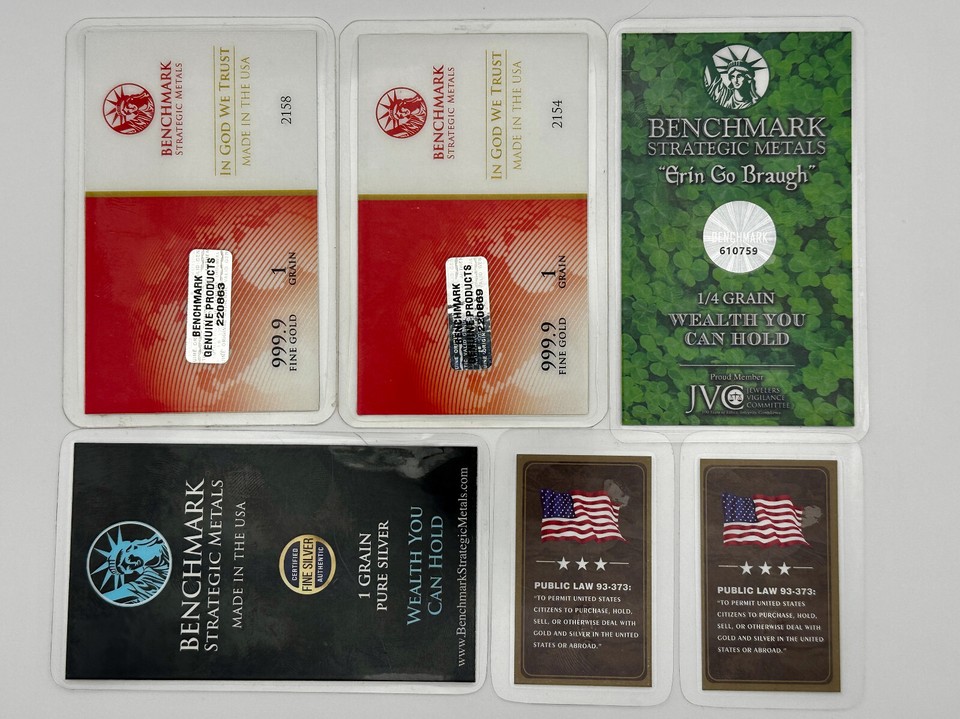 Fractional Gold & Silver Lot - Benchmark Strategic Metals - 999 Fine ...