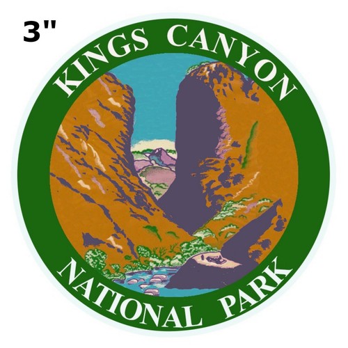 KINGS CANYON National Park Embroidered Patch Iron / Sew-On Souvenir Applique
