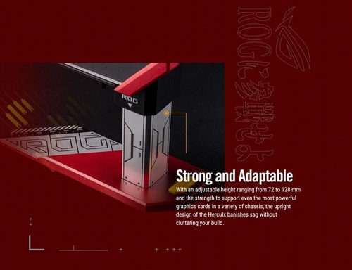 Original ASUS ROG Herculx EVA-02 Edition Graphics Card Holder XH01 - Picture 4 of 14