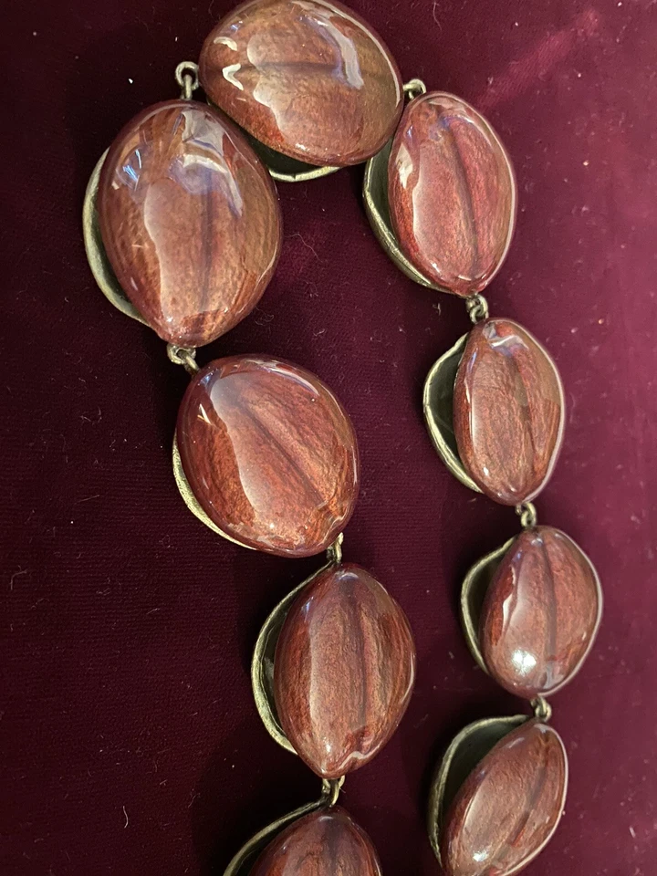 MICHAEL MICHAUD Rotundata (Bonnet Orchid) 17” Adj. Contour Necklace (8878) - Image 3 of 4