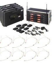 Thomann T.bone 8 Kanal Theaterfunkrack 520mhz Headset Radio Mic System - New  