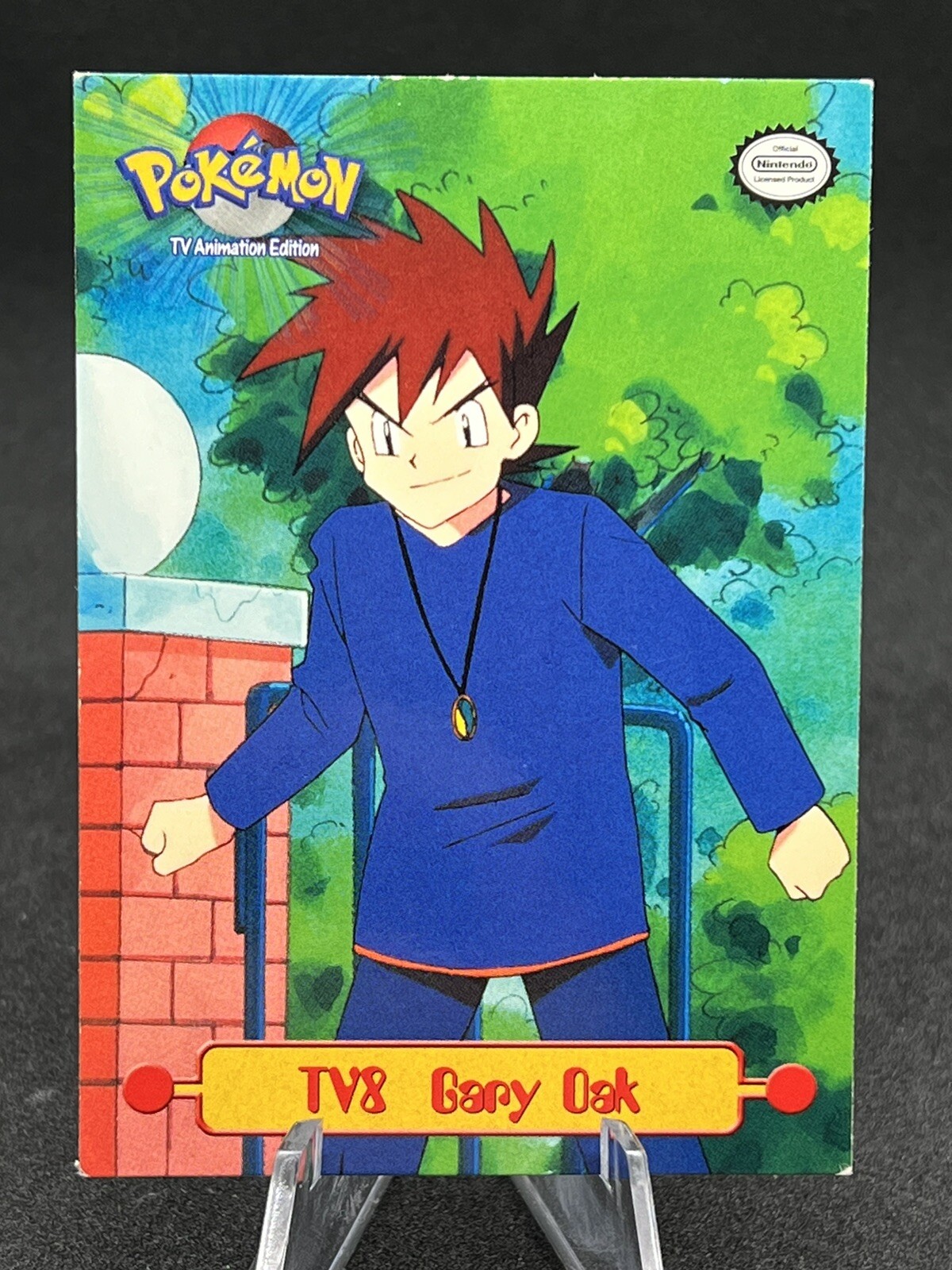 1999 Topps Pokemon TV Animation Edition Series 1 Gary Oak #TV8