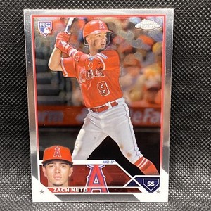2023 Topps Chrome Update Zach Neto RC Rookie #USC34 Los Angeles Angels
