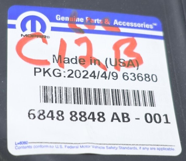 ホンダベルノ「JEEP CHEROKEE」販促用CD NEW OEM Mopar Radiator Side Air Seal Right 68488848AB for