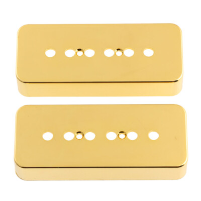 A Pair of P-90 P90 Soap-bar Pickup Covers Gold-Plated