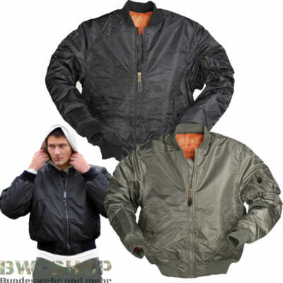 US FLIEGERJACKE MA1 ARMY PILOTENJACKE NEU BOMBERJACKE BLOUSON WINTERJACKE S-5XL