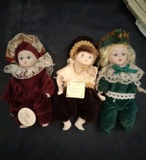 Lotto 3 Paggetti Porcellana Vintage 