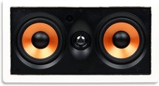 Micca M-cs Dual 5.25 Inch 2-way Mtm In-wall Speaker With Pivoting 1" Silk Dome