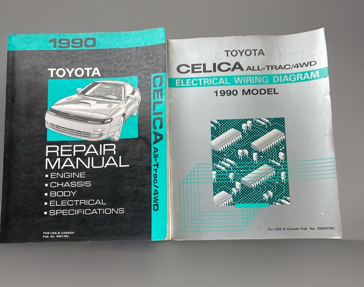 1990 Toyota Celica All-Trac/4WD Repair Manual~OEM RM176U~ W