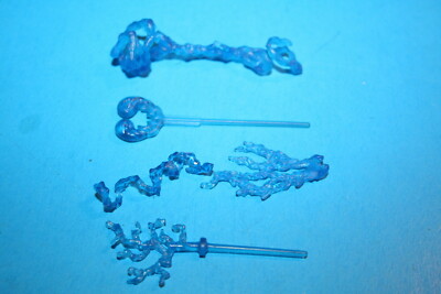 STAR WARS MODERN WEAPONS LOT A 5 PC ''BLAST EFFECTS'' BLUE GREAT SHAPE FIGURE