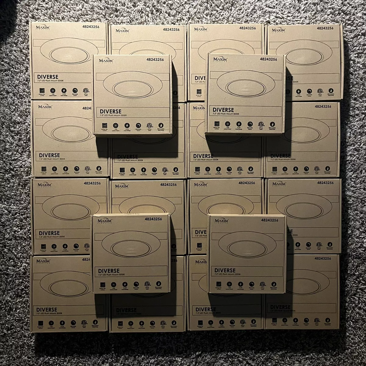Maxim led flush deals mount