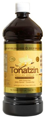 Tonatzin Mexican Vanilla (Dark, 1 Liter (Pack of 1)) 1 1), Dark