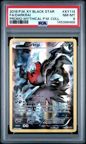 Darkrai graded PSA 8 for sale on eBay