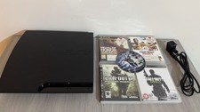 Playstation 3 PS3 Slim model CECH-3003A 160GB Console + 5 games and Power cable