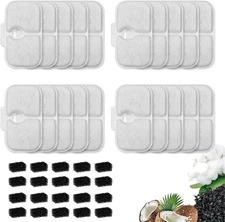 20 Packs Cat Water Fountain Filter Replacement Compatible with PETLIBRO® Dockstr