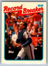 1989 Topps - Record Breaker Gary Carter #3 Collector's Edition (Tiffany) - HOF
