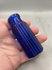 UNGEWÖHNLICHE VIKTORIANISCHE GIFTFLASCHENVARIANTE MIT WEITEM MUND EMB. EINFACH MIT NUR 1 UNZE