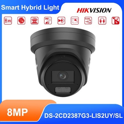 Hikvision DS-2CD2387G3-LIS2UY/SL 8MP Smart Hybrid Light ColorVu3.0 POE IP Camera