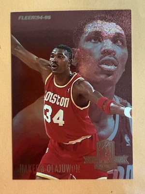 1994-95 Fleer #3 Hakeem Olajuwon Career Achievement Awards