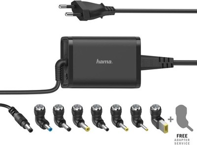 Hama Notebook Netzteil 15V, 19V, 45W Universalnetzteil für Laptop, Laptop Ladeg
