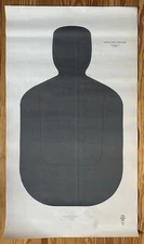 Large 42” Vintage 1993 Official NRA Law Enforcement Training Paper Target TQ-21