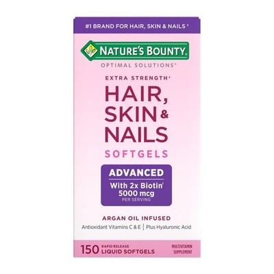 NATURE'S BOUNTY HAIR, SKIN & NAILS - 150 SOFTGELS