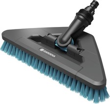 Gardena Cleansystem Stiel-B&uuml;rste zum Reinigen, harte Borsten, Dreiecksform