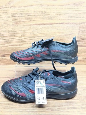 Adidas Predator League TF Cleats Mens Size 12 Black Red Turf Soccer boots ID3768