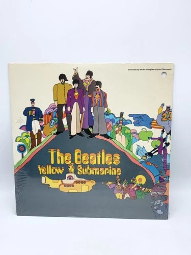 The Beatles - Yellow Submarine LP Apple Records SW 153 1968 Sealed Cut-Out!
