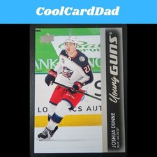 2021-22 Upper Deck Series 1 - Joshua Dunne Young Guns #218 - Columbus