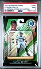 2024 Bowman Draft Konnor Griffin In Action Green Refractor #/99 PSA 9